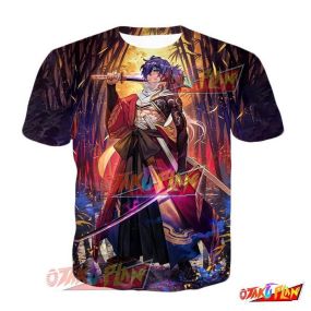 Fate/grand Order FGO Assassin Okada Izou Version 3 T-Shirt