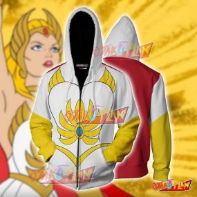 Shera Cosplay Princess Of Power Zip Up Hoodie Jacket