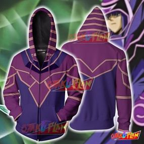 Yu-Gi-Oh! Dark Magician (Male) Hoodie Cosplay Jacket Zip Up
