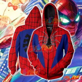 Spider-Armor MK IV Cosplay PS4 Zip Up Hoodie Jacket
