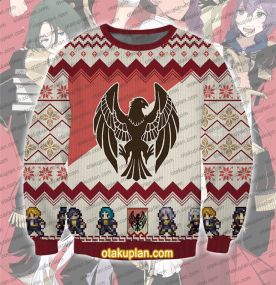 Anime Three Houses Black Eagles 3D Printed Ugly Christmas Sweatshirt