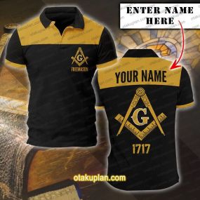 Freemason Custom Name Polo Shirt V2