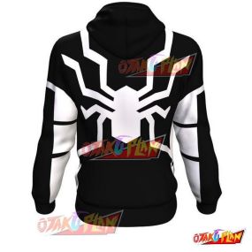 Future Foundation Spider Hero Black All Over Print Pullover Hoodie