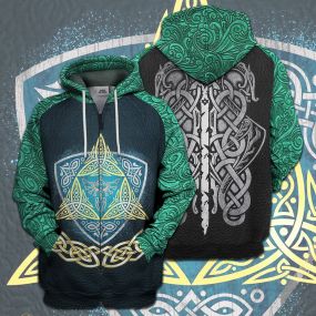 Game Legend of Zelda Viking Style all over print Hoodie / T-Shirt