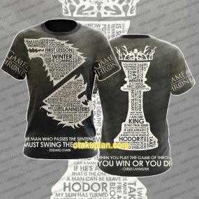 Game Of Throne You Win Or You Die T-shirt