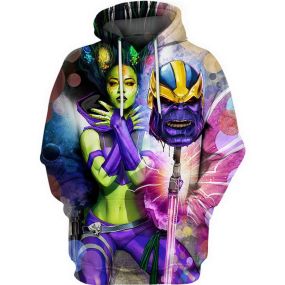 Gamora And Thanos Hoodie / T-Shirt