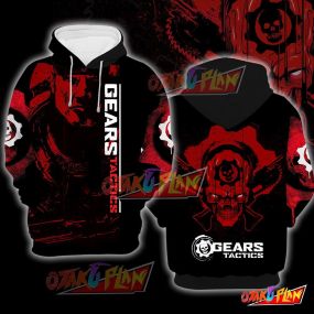Gears Tactics Black and Red Hoodie