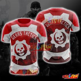 Gears Tactics Red and white T-Shirt