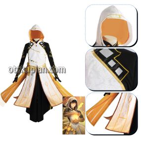 Genshin Impact Zhongli Archon Classic Morax Cosplay Costume
