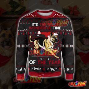 German Shepherd Wonderful 3D Print Ugly Christmas Sweatshirt
