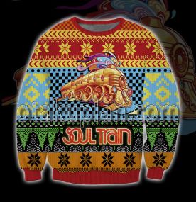 Get On Board Soul Train 3D Printed Ugly Christmas Sweatshirt