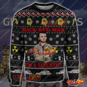 Ghostbustersback Off 3D Print Ugly Christmas Sweatshirt