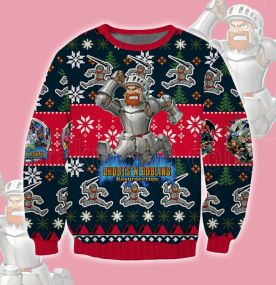Ghosts N Goblins 2023 3D Printed Ugly Christmas Sweatshirt