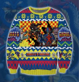 Ghosts N Goblins logo 3D Print Ugly Christmas Sweatshirt