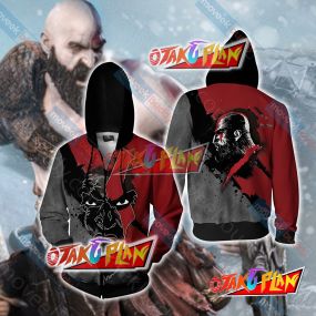 God Of War - Kratos New Version Unisex Zip Up Hoodie Jacket