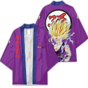 Gohan SSJ Dragon Ball Z Kimono Custom Uniform Anime Clothes Cosplay Jacket