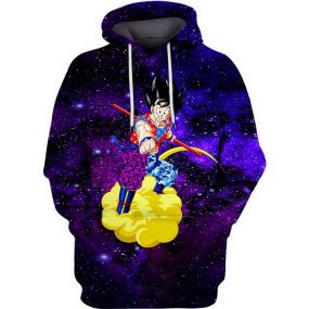 Goku In The Galaxy Hoodie / T-Shirt