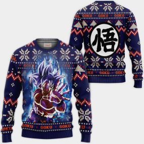 Goku Ultra Instinct Christmas Sweater Dragon Ball Hoodie Shirt