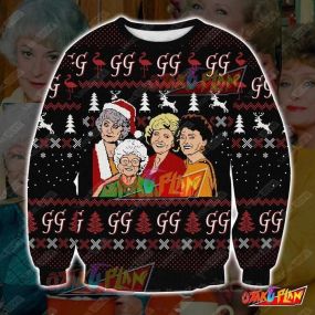 Golden Girls V3 3D Print Ugly Christmas Sweatshirt