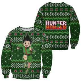 Gon Ugly Christmas Hunter X Hunter Xmas Hoodie Shirts