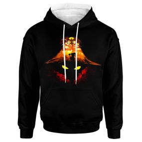 Great Horned Owl And Moon Hoodie / T-Shirt
