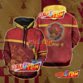 Gryffindor House Harry Potter New 3D Hoodie