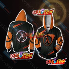 Half-Life New Unisex Zip Up Hoodie Jacket
