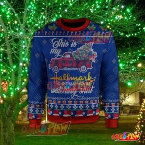 Hallmark Christmas New Year Winter Movies 3D Print Ugly Christmas Sweatshirt