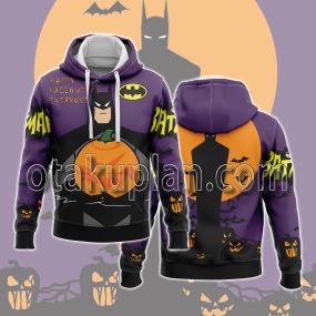 Halloween Batman Purple Hoodie