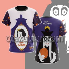Halloween The Evil Queen and Witch Trick Or Treat T-shirt