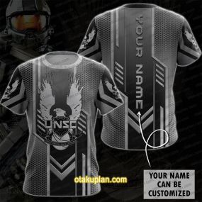 Halo UNSC Custom Name T-shirt