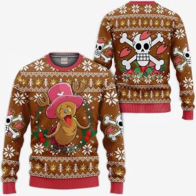 Happy Chopper Ugly Christmas Sweater One Piece Hoodie Shirt