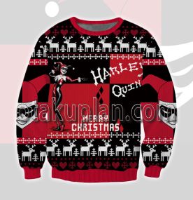 Harley Quinn 3D Printed Ugly Christmas Sweatshirt