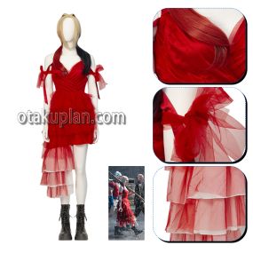 Harley Quinn Suicide Squad Gauze Dress Cosplay Costume