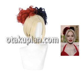 Harley Quinn Suicide Squad Red Dress Cosplay Wigs