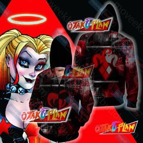 Harley Quinn Unisex Zip Up Hoodie Jacket