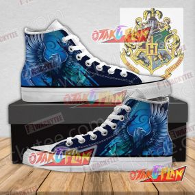 Harry Potter - Wise Like A Ravenclaw Wacky Style High Top Shoes