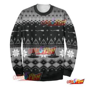 Harry Potter 3D Print Ugly Christmas Sweatshirt V7