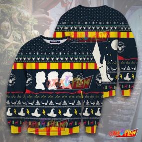 Harry Potter 3D Print Ugly Christmas Sweatshirt V8