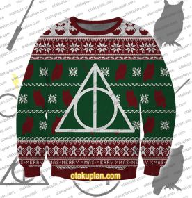 Harry Potter Christmas Ornaments Ugly Christmas Sweatshirt