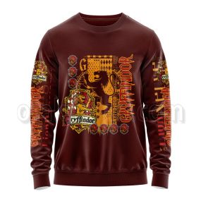 Harry Potter Gryffindor Emblem Streetwear Sweatshirt
