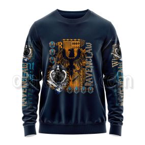 Harry Potter Hogwarts Ravenclaw Eagle Emblem Streetwear Sweatshirt