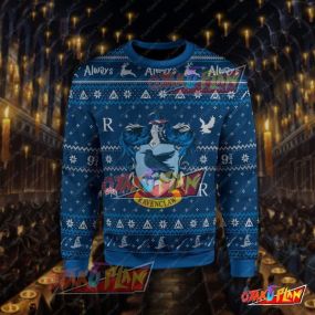 Harry Potter Ravenclaw 3D Print Ugly Christmas Sweatshirt