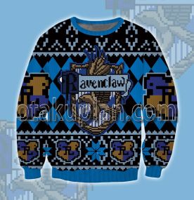 Harry Potter Ravenclaw 3d Printed Ugly Christmas Sweatshirt