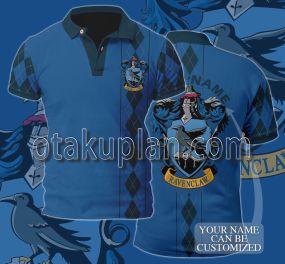 Harry Potter Ravenclaw Custom Name Polo Shirt