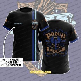 Harry Potter Ravenclaw Custom Name T-shirt
