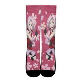 Haruno Sakura Anime Anime Cosplay Custom Socks