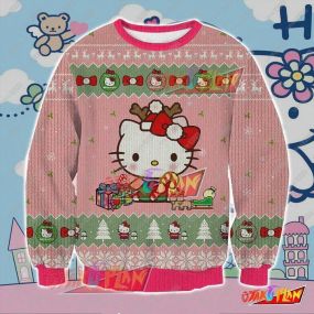 Hello Kitty 2410 3D Print Ugly Christmas Sweatshirt