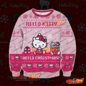 Hello Kitty Hello Christmas 3D Print Ugly Christmas Sweatshirt