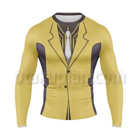 High Card Oldman Finn Yellow Suit Long Sleeve Compression Shirt